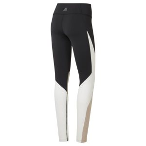 Reebok Lux Colorblock Tights Damen - Schwarz - DE 253-FKJ